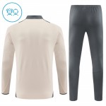 Kinder Real Madrid Training Sweatshirts Viertelreißverschluss 2024-25